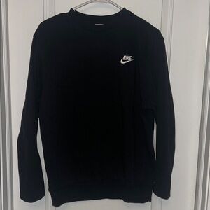 Nike Men's Classic Black Crewneck Sweater